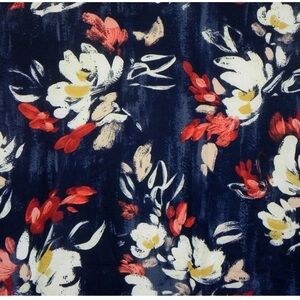 Target Threshold Floral Abstract Shower Curtain